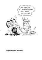 Statement eines Schmutzpartikels