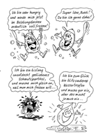 Mit Schmutzpartikeln vollfressen